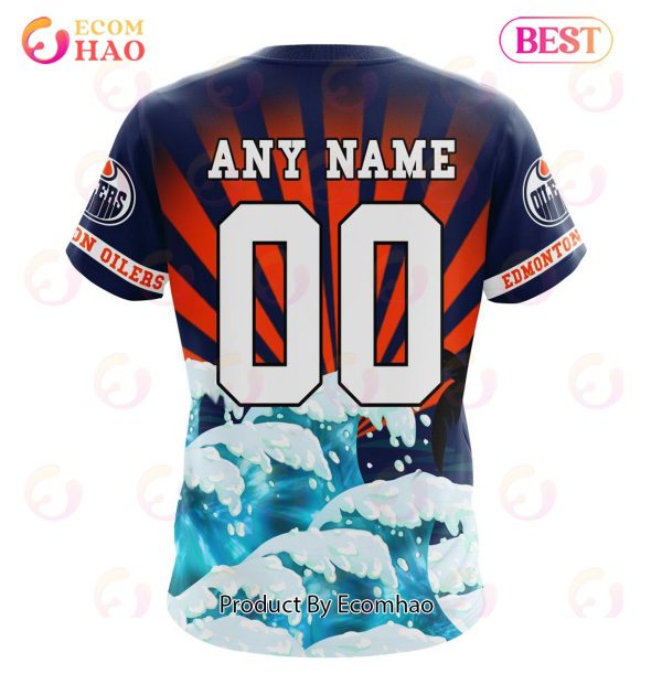 NHL Edmonton Oilers Specialized Kits For The Grateful Dead 3D Hoodie