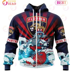 NHL Florida Panthers Specialized Kits For The Grateful Dead 3D Hoodie