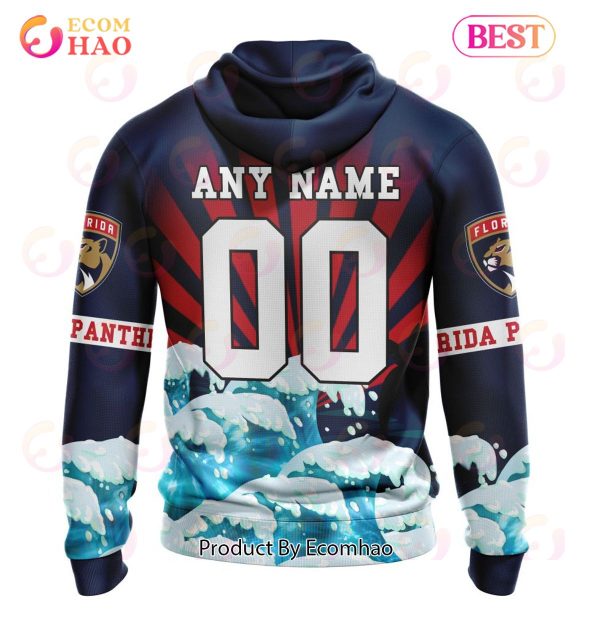 NHL Florida Panthers Specialized Kits For The Grateful Dead 3D Hoodie