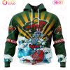 NHL Los Angeles Kings Specialized Kits For The Grateful Dead 3D Hoodie