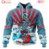NHL San Jose Sharks Specialized Kits For The Grateful Dead 3D Hoodie