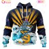 NHL Seattle Kraken Specialized Kits For The Grateful Dead 3D Hoodie