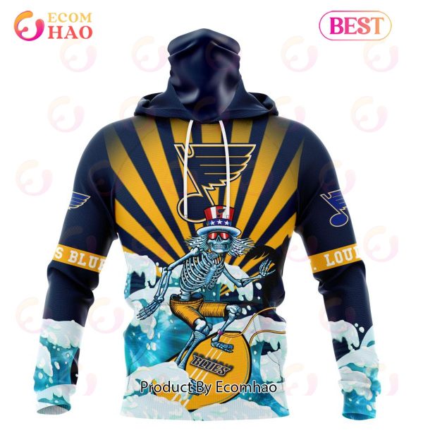 St Louis Blues Hoodie 3D Mascot Louie Halloween St Louis Blues Gift -  Personalized Gifts: Family, Sports, Occasions, Trending