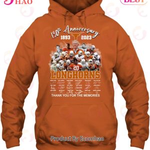 130th Anniversary 1893 – 2023 Longhorns Thank You For The Memories T-Shirt