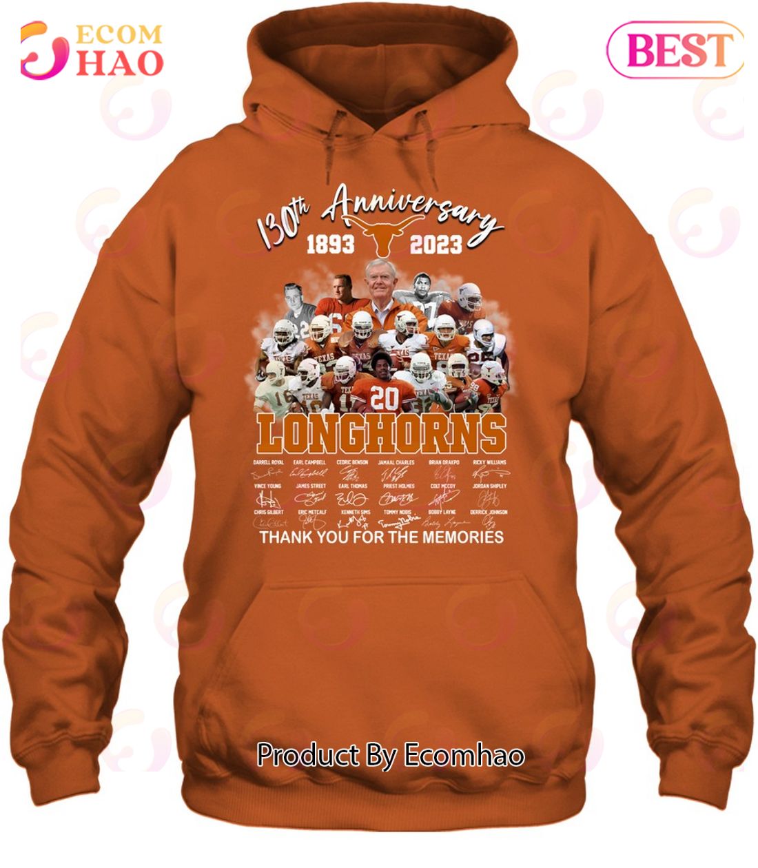 130th Anniversary 1893 – 2023 Longhorns Thank You For The Memories T-Shirt