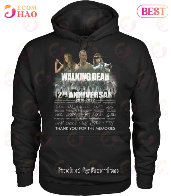 The Wlaking Dead 12th Anniversary 2010 – 2022 Thank You For The Memories T-Shirt