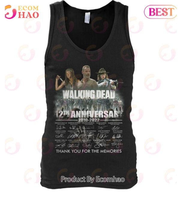 The Wlaking Dead 12th Anniversary 2010 – 2022 Thank You For The Memories T-Shirt