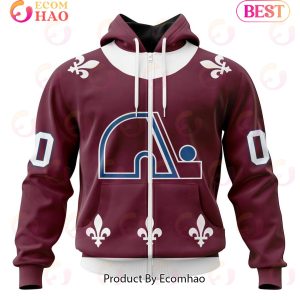 NHL Colorado Avalanche Specialized Unisex Kits With Retro Concepts 3D Hoodie
