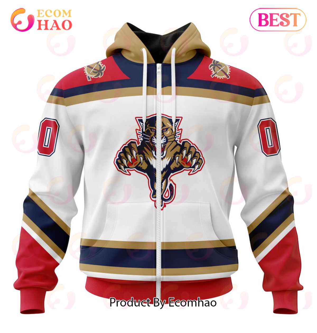 NHL Florida Panthers Specialized Unisex Kits With Retro Concepts 3D Hoodie