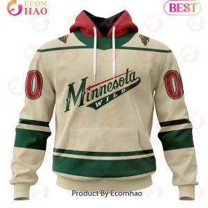 NHL Minnesota Wild Specialized Unisex Kits With Retro Concepts 3D Hoodie