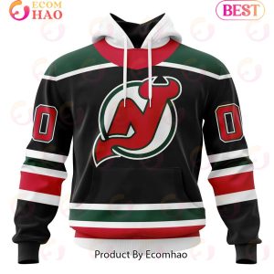 NHL New Jersey Devils Specialized Unisex Kits With Retro Concepts 3D Hoodie
