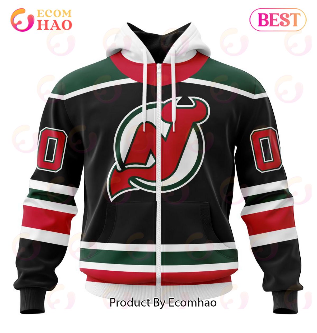 NHL New Jersey Devils – Specialized Print 3D 3D Sweater For