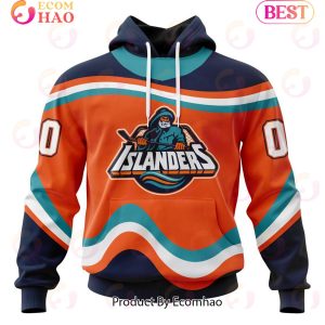 NHL New York Islanders Specialized Unisex Kits With Retro Concepts 3D Hoodie