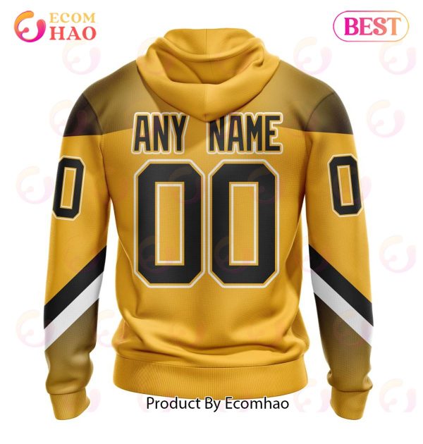 NHL Pittsburgh Penguins Specialized Unisex Kits With Retro Concepts 3D Hoodie