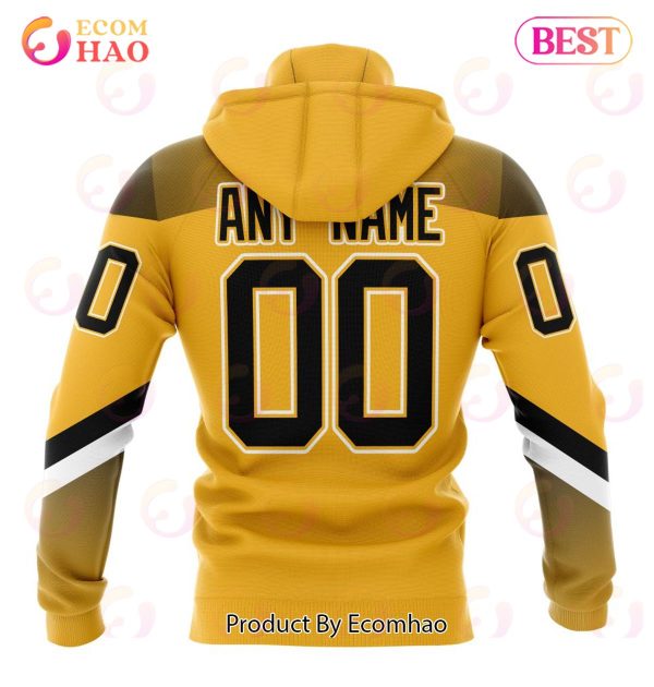 NHL Pittsburgh Penguins Specialized Unisex Kits With Retro Concepts 3D Hoodie