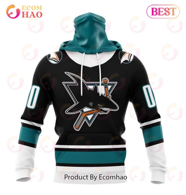NHL San Jose Sharks Specialized Unisex Kits With Retro Concepts 3D Hoodie