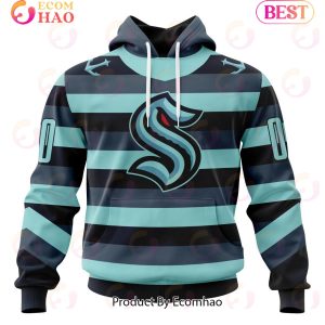 NHL Seattle Kraken Specialized Unisex Kits With Retro Concepts 3D Hoodie