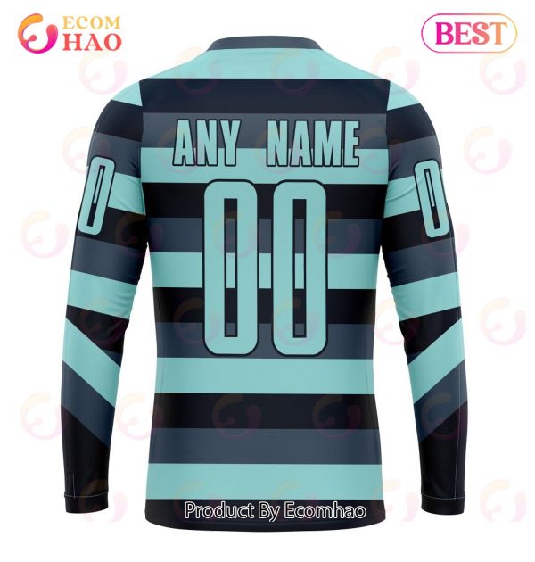 NHL Seattle Kraken Specialized Unisex Kits With Retro Concepts 3D Hoodie