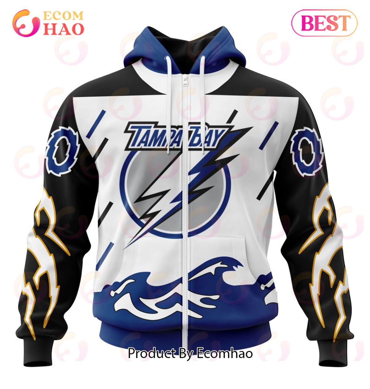 Custom Tampa Bay Lightning Unisex With Retro Concepts NHL Shirt Hoodie 3D -  Bring Your Ideas, Thoughts And Imaginations Into Reality Today