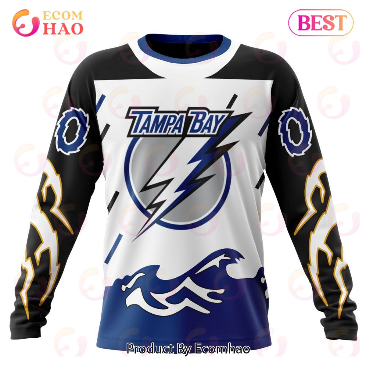 Custom Tampa Bay Lightning Unisex With Retro Concepts NHL Shirt Hoodie 3D -  Bring Your Ideas, Thoughts And Imaginations Into Reality Today