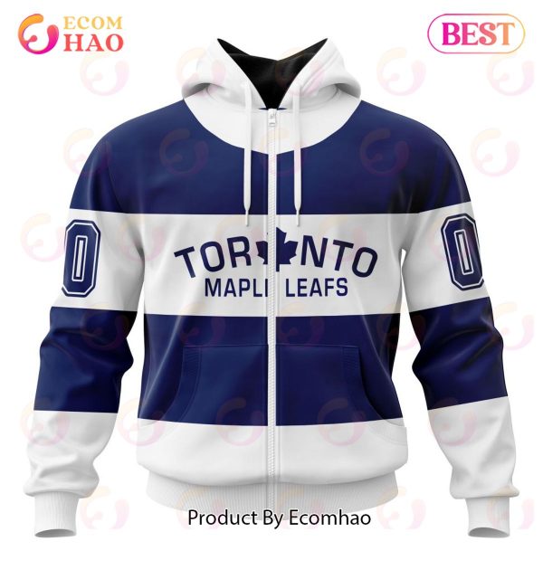 NHL Toronto Maple Leafs Specialized Unisex Kits With Retro Concepts 3D Hoodie