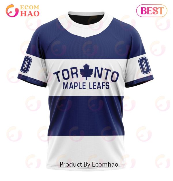 NHL Toronto Maple Leafs Specialized Unisex Kits With Retro Concepts 3D Hoodie