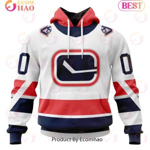 NHL Vancouver Canucks Specialized Unisex Kits With Retro Concepts 3D Hoodie