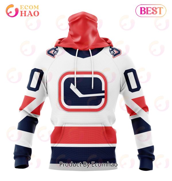 NHL Vancouver Canucks Specialized Unisex Kits With Retro Concepts 3D Hoodie