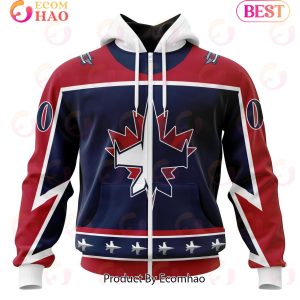 NHL Winnipeg Jets Specialized Unisex Kits With Retro Concepts 3D Hoodie