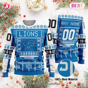 Detroit Lions NFL Ugly Chirstmas Sweater