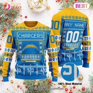 LA Chargers NFL Ugly Chirstmas Sweater