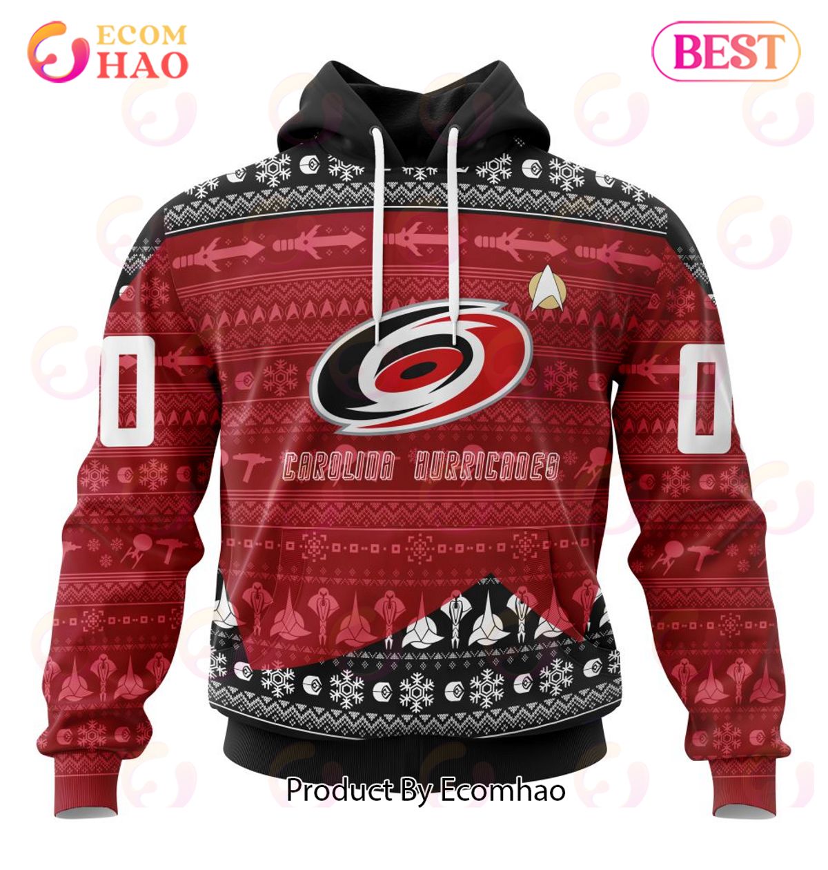 NHL Chicago Blackhawks Special Star Trek Design 3D Hoodie