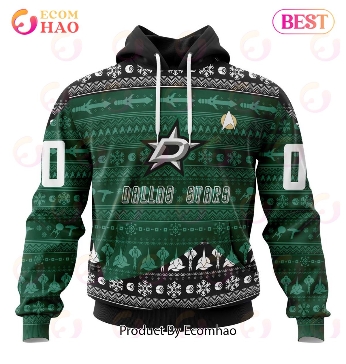 NHL Minnesota Wild Special Star Trek Design 3D Hoodie