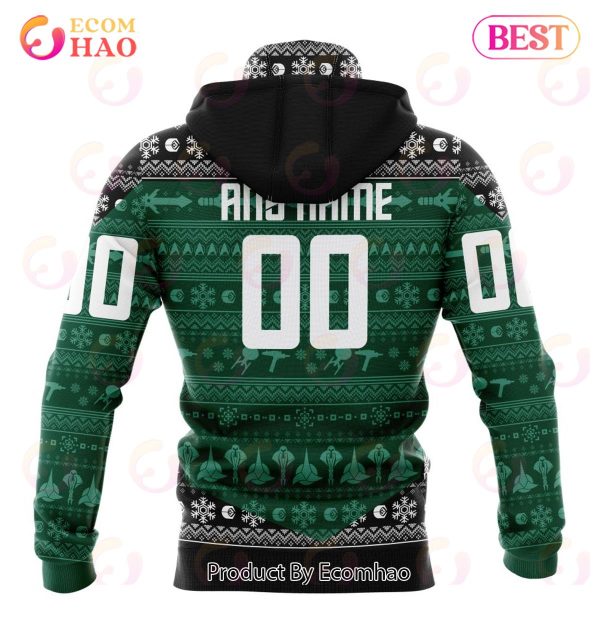 NHL Dallas Stars Special Star Trek Design 3D Hoodie