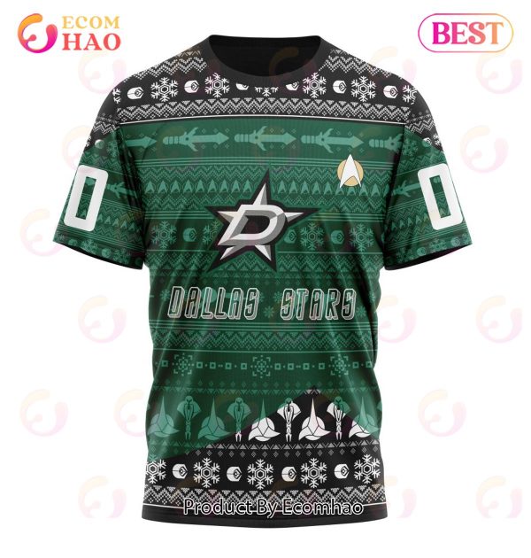 NHL Dallas Stars Special Star Trek Design 3D Hoodie