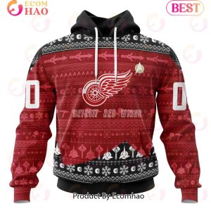 NHL Detroit Red Wings Special Star Trek Design 3D Hoodie