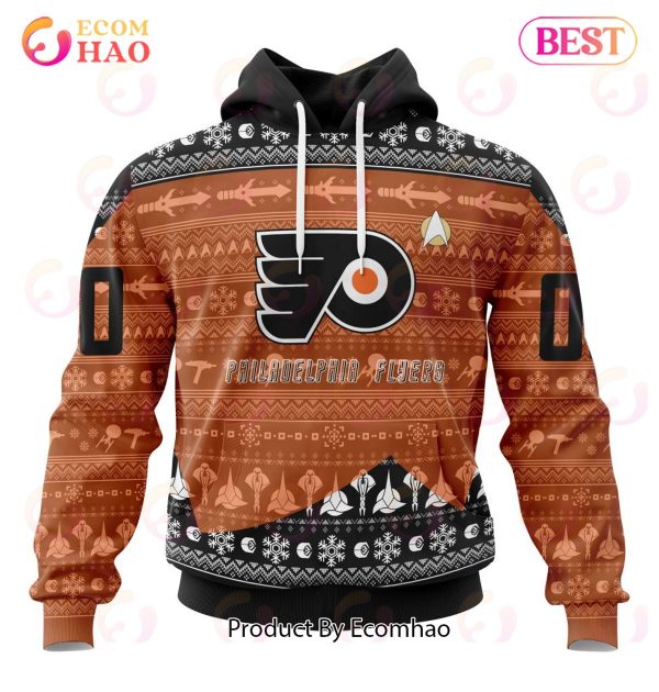 NHL Philadelphia Flyers Special Star Trek Design 3D Hoodie