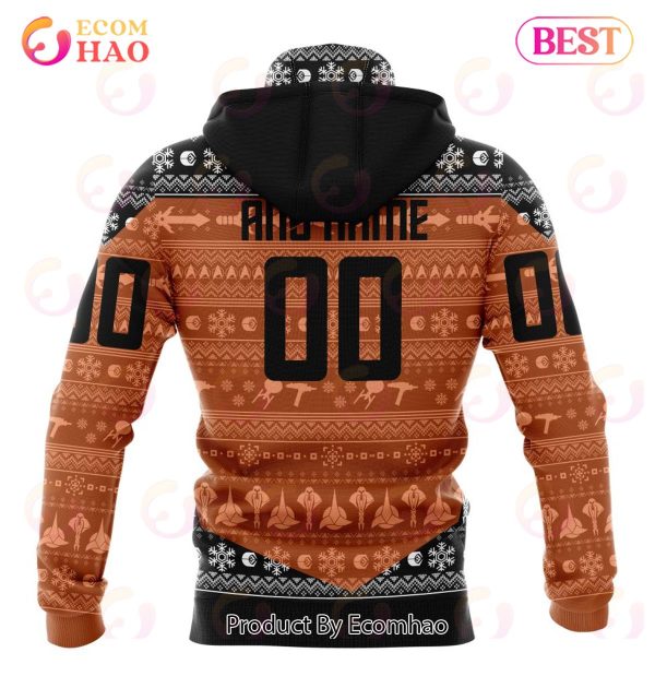 NHL Philadelphia Flyers Special Star Trek Design 3D Hoodie