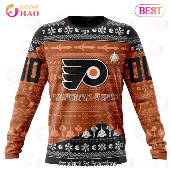 NHL Philadelphia Flyers Special Star Trek Design 3D Hoodie