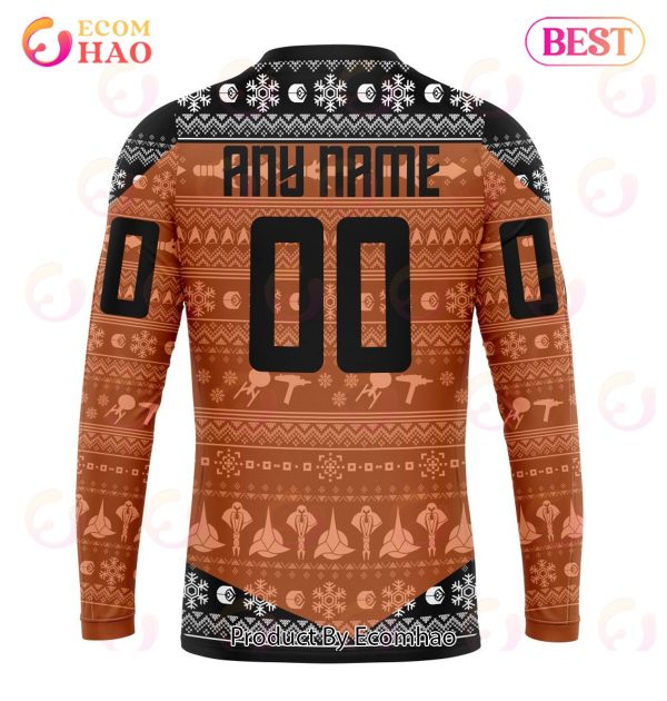 NHL Philadelphia Flyers Special Star Trek Design 3D Hoodie