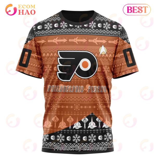 NHL Philadelphia Flyers Special Star Trek Design 3D Hoodie