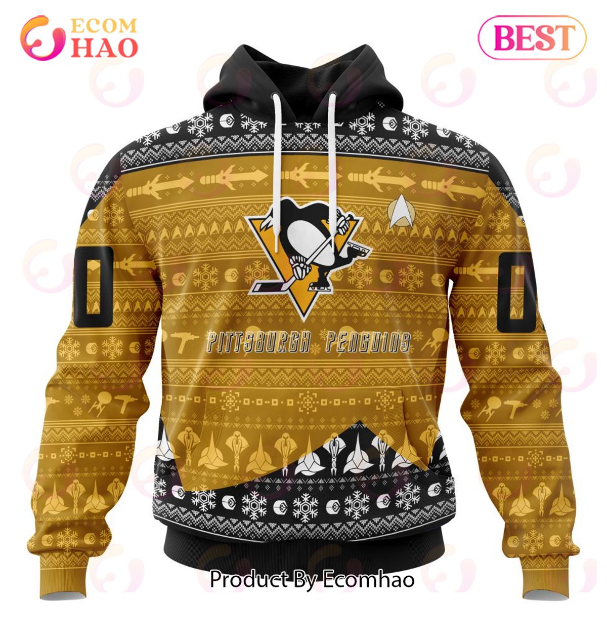 NHL Pittsburgh Penguins Special Star Trek Design 3D Hoodie