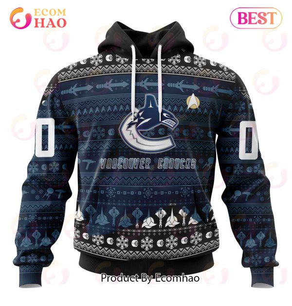 NHL Vancouver Canucks Special Star Trek Design 3D Hoodie