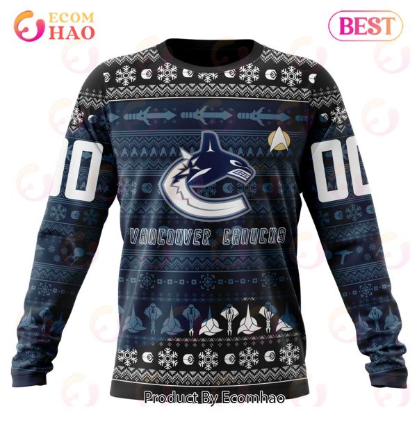 NHL Vancouver Canucks Special Star Trek Design 3D Hoodie