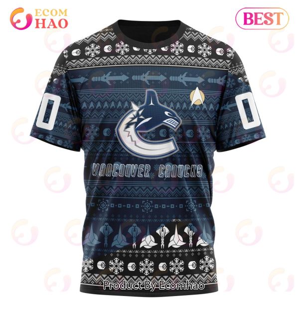 NHL Vancouver Canucks Special Star Trek Design 3D Hoodie