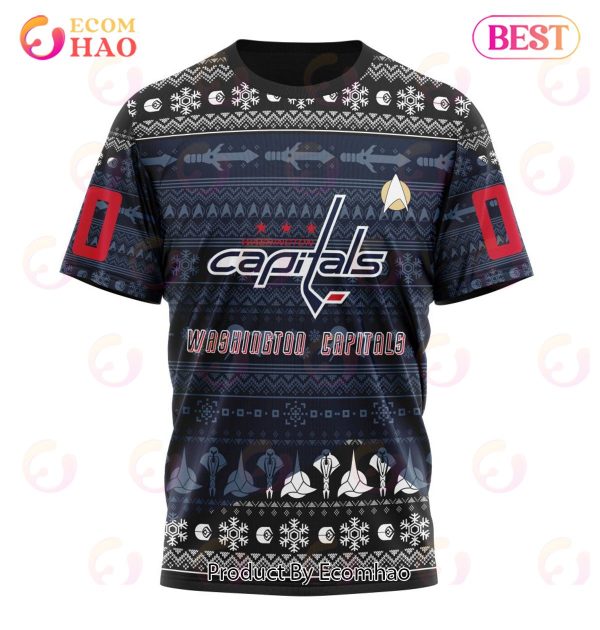 NHL Washington Capitals Special Star Trek Design 3D Hoodie