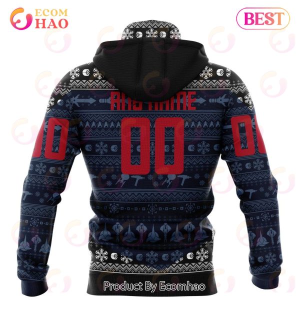 NHL Winnipeg Jets Special Star Trek Design 3D Hoodie
