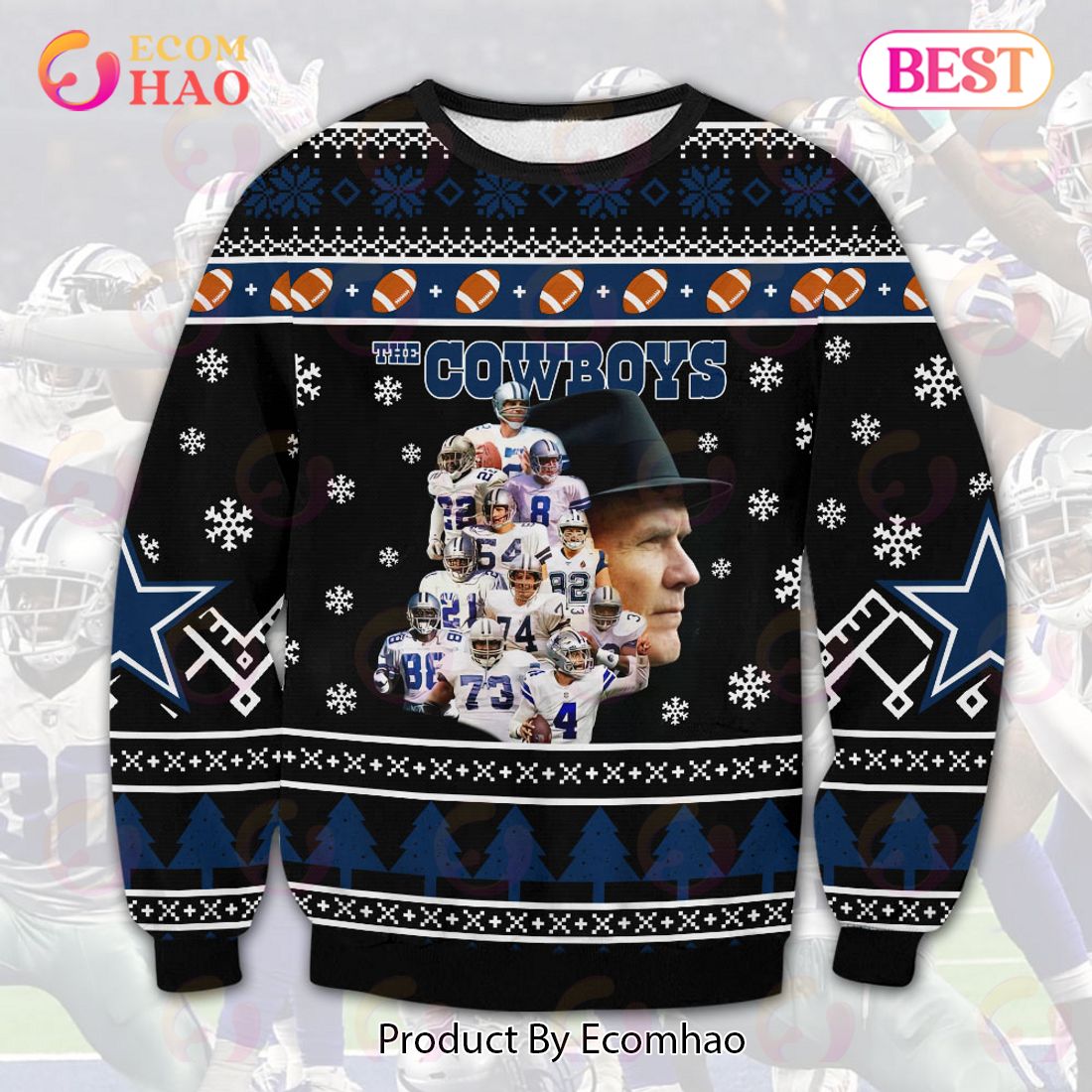 Cowboys Jack Ugly Chirstmas Sweater