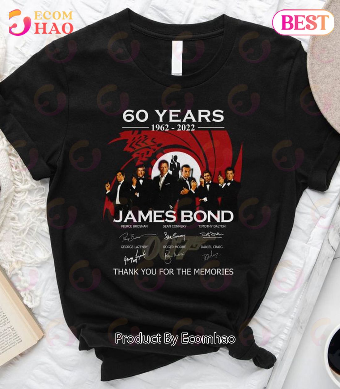 60 Years 1962 – 2022 James Bond Thank You For The Memories T-Shirt