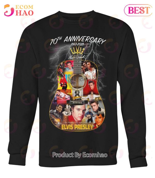 70th Anniversary 1953 – 2023 The Number One Hits Collection Elvis Presley T-Shirt